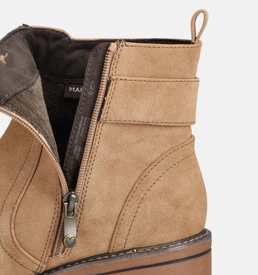 Marco Tozzi Beige Enkellaarzen voor dames (362549)