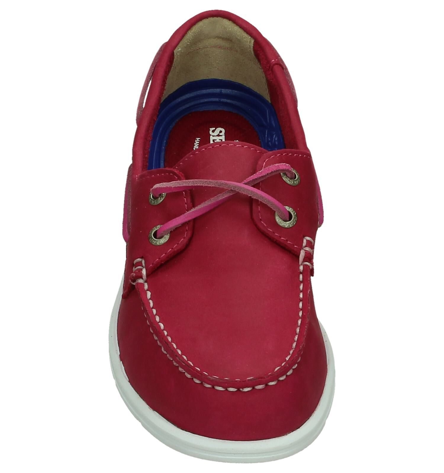 Sebago Litesides Two Eye Rode Bootschoenen Dames Lage schoenen