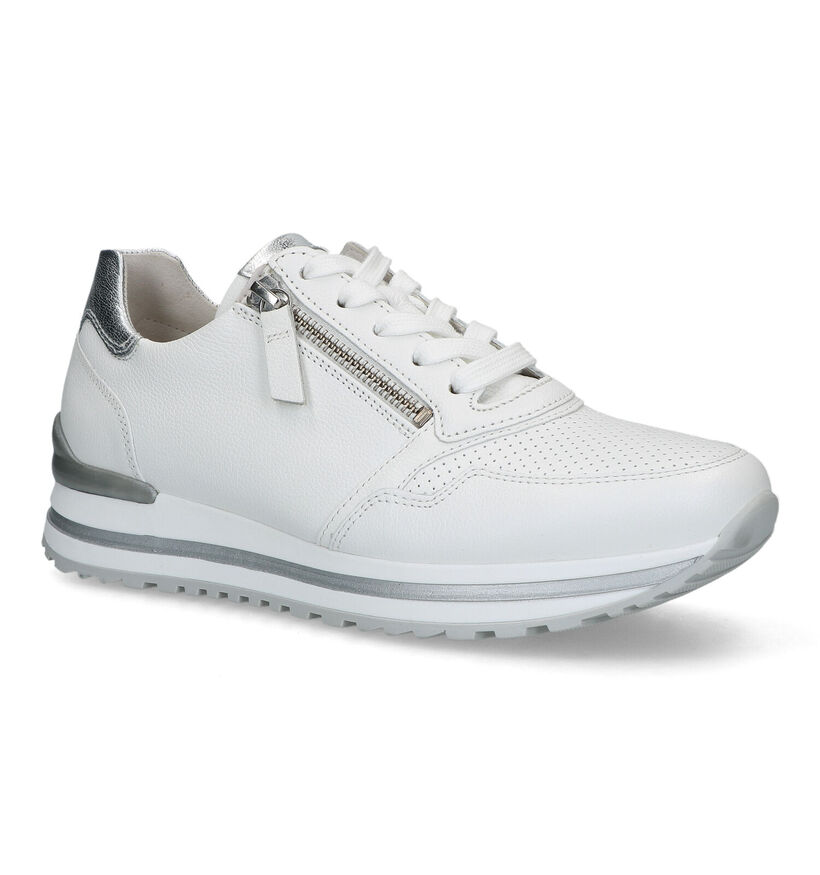 Gabor OptiFit Witte Sneakers in leer (319465)