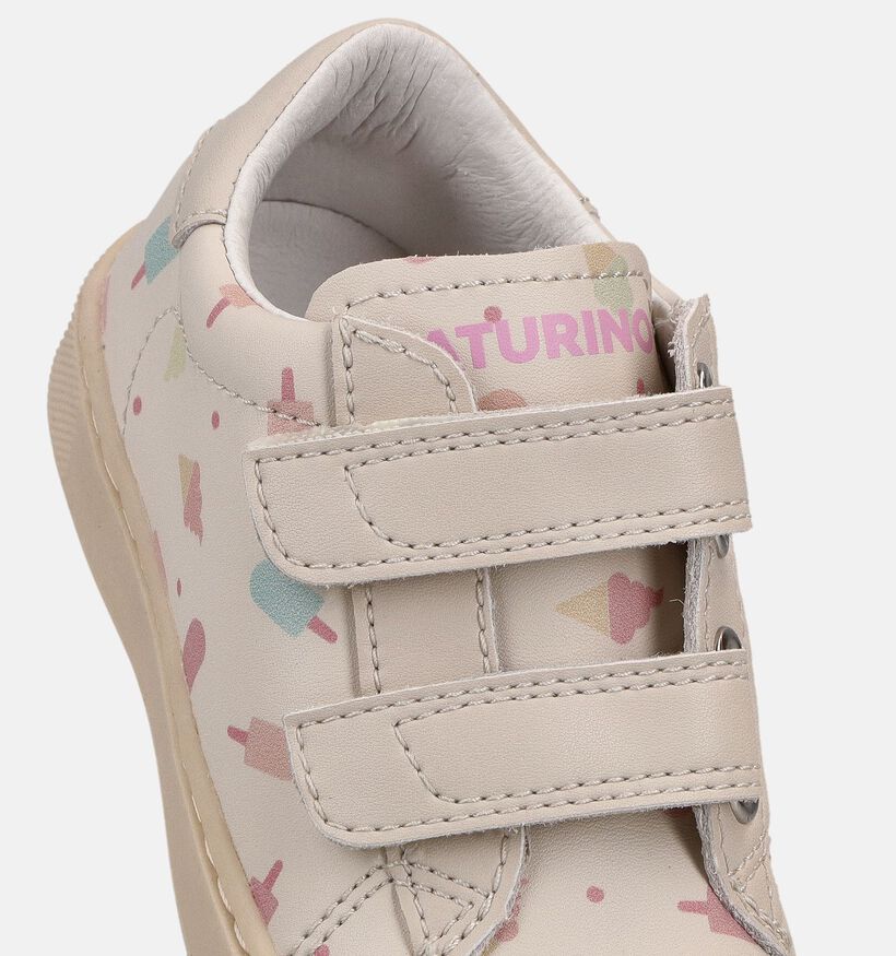 Naturino Eindhoven 2 Vl Witte Sneakers voor meisjes (371603) - geschikt voor steunzolen