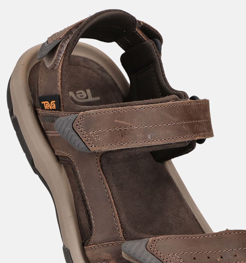 Teva Langdon Donkerbruine Sandalen voor heren (370683)