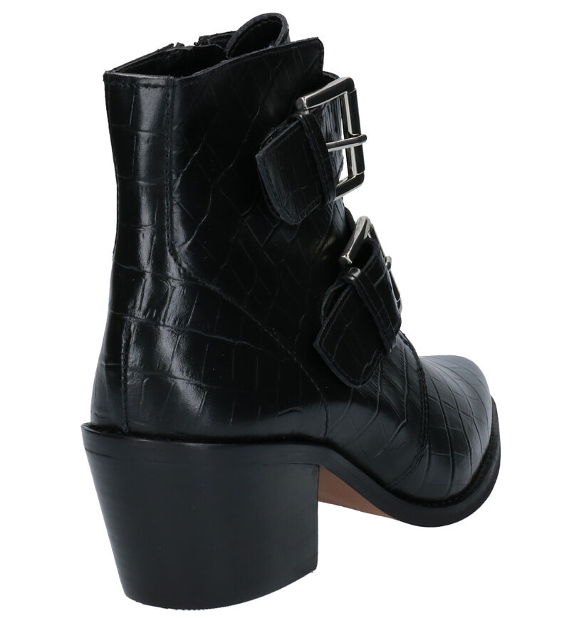 Hampton Bays Zwarte Western Laarsjes in leer (258785)