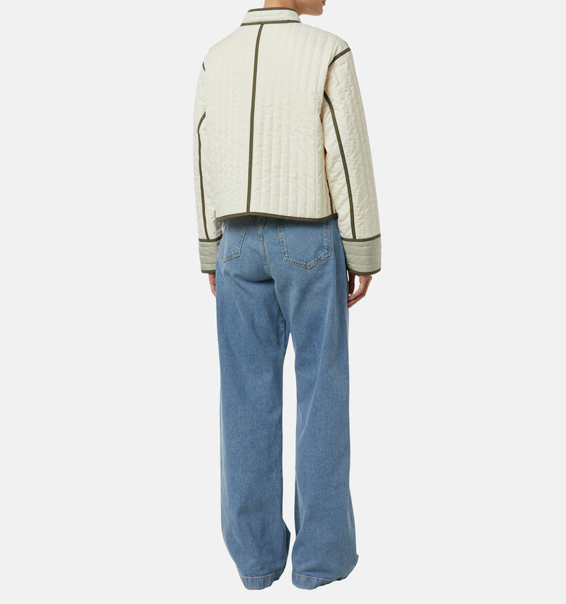 comma Manteau en Beige/Vert pour femmes (372209)