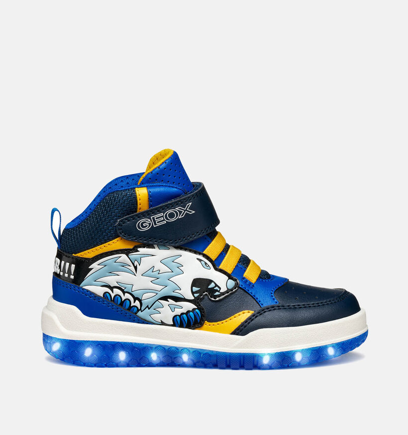 Geox Buzzerlight Blauwe Hoge Schoenen Geox Buzzerlight Blauwe Hoge Schoenen voor jongens (361952) - geschikt voor steunzolen