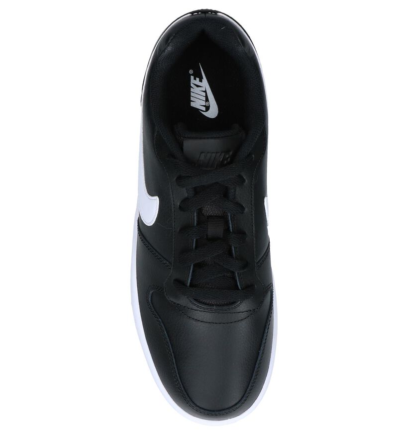 Zwarte Nike Ebernon Sneakers Sportief in kunstleer (234130)