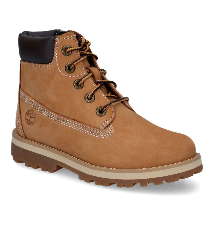 Timberland Courma Kid 6 Inch Naturel Boots voor jongens (313046) - geschikt voor steunzolen