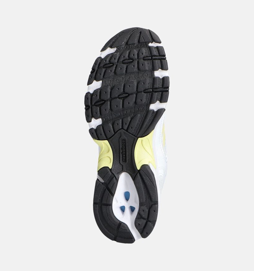 New Balance 530 Baskets en Blanc/Jaune pour filles (366640) - pour semelles orthopédiques