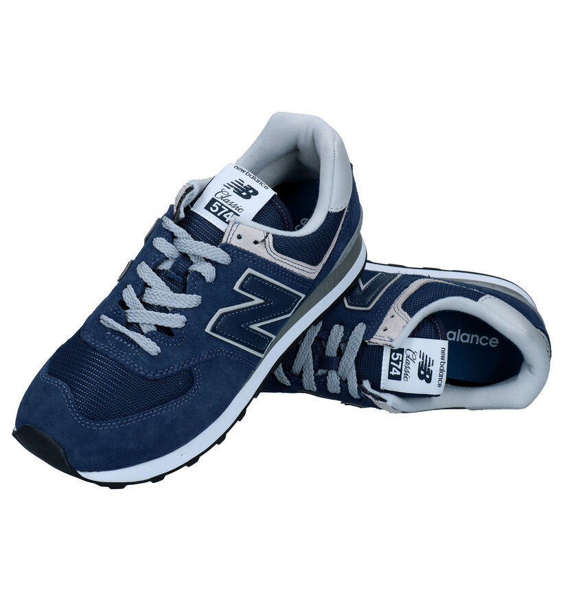 New Balance ML 574 Baskets basses en Gris pour hommes (353357) - pour semelles orthopédiques