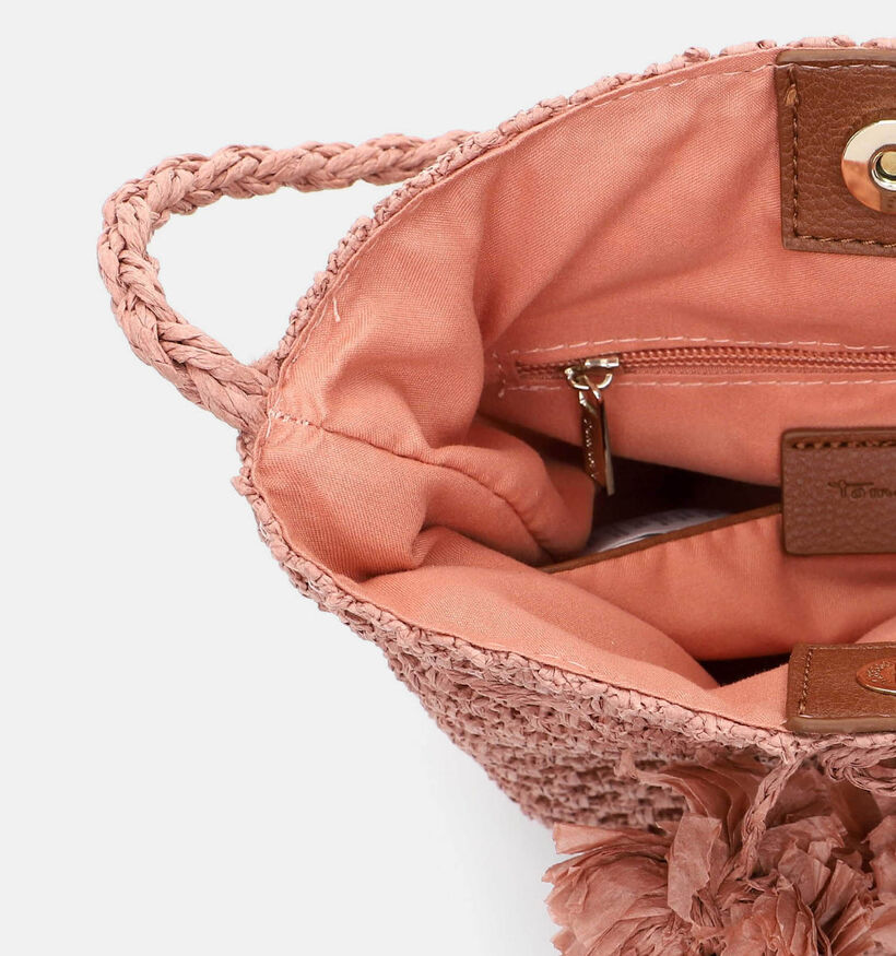 Tamaris Kassandra Roze Gehaakte Bucket Bag voor dames (371375)