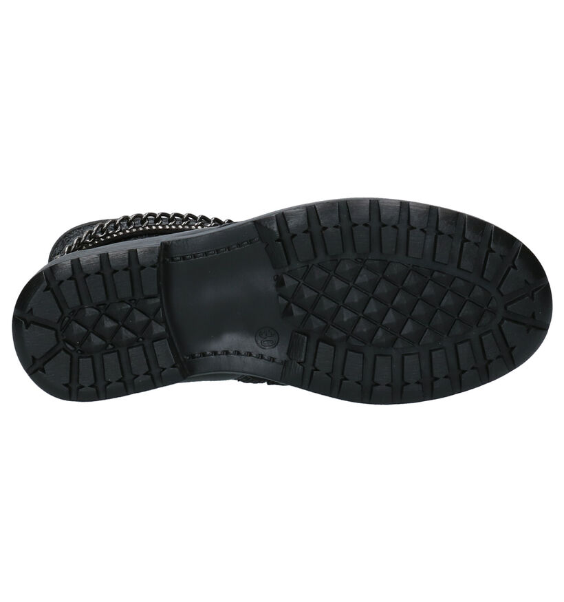 Asso Bottes basses en Noir en simili cuir (254995)