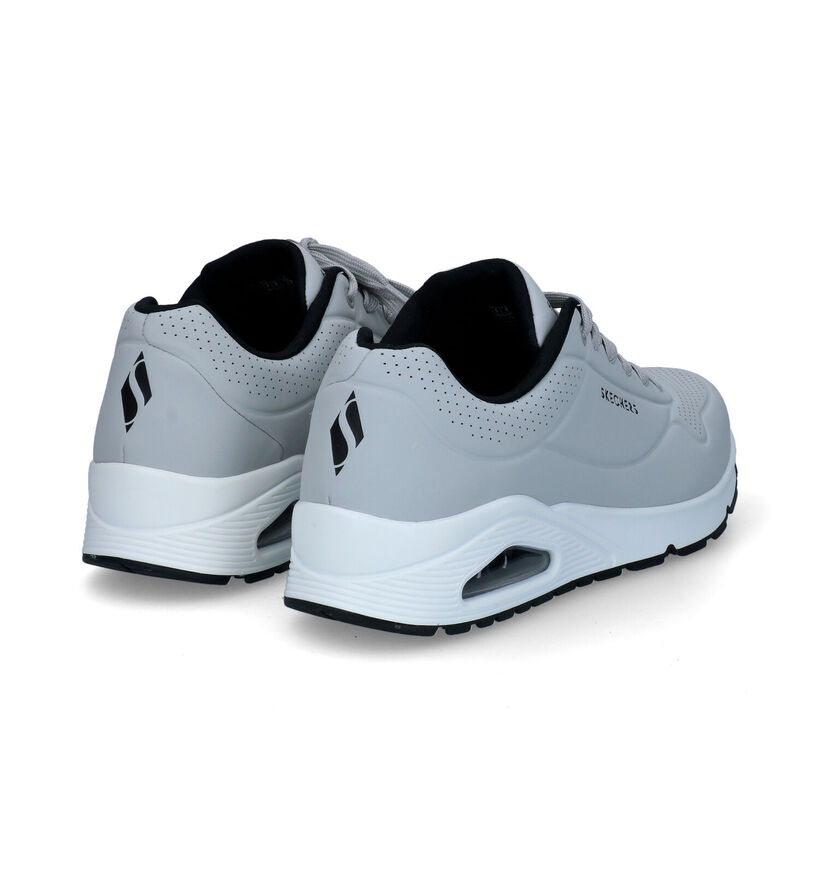 Skechers Uno Stand On Air Zwarte Sneakers voor heren (350318) - geschikt voor steunzolen