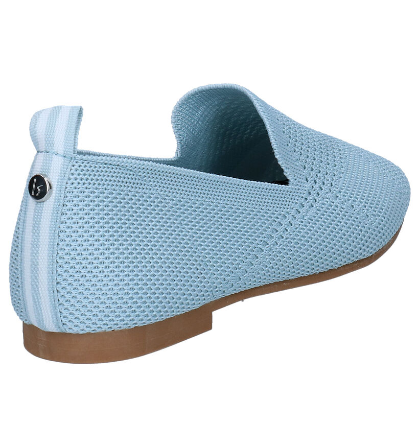 La Strada Witte Loafers in stof (289559)