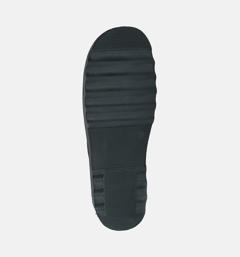 Truckers Choice Pantoufles ouvertes en Noir pour hommes (221305)