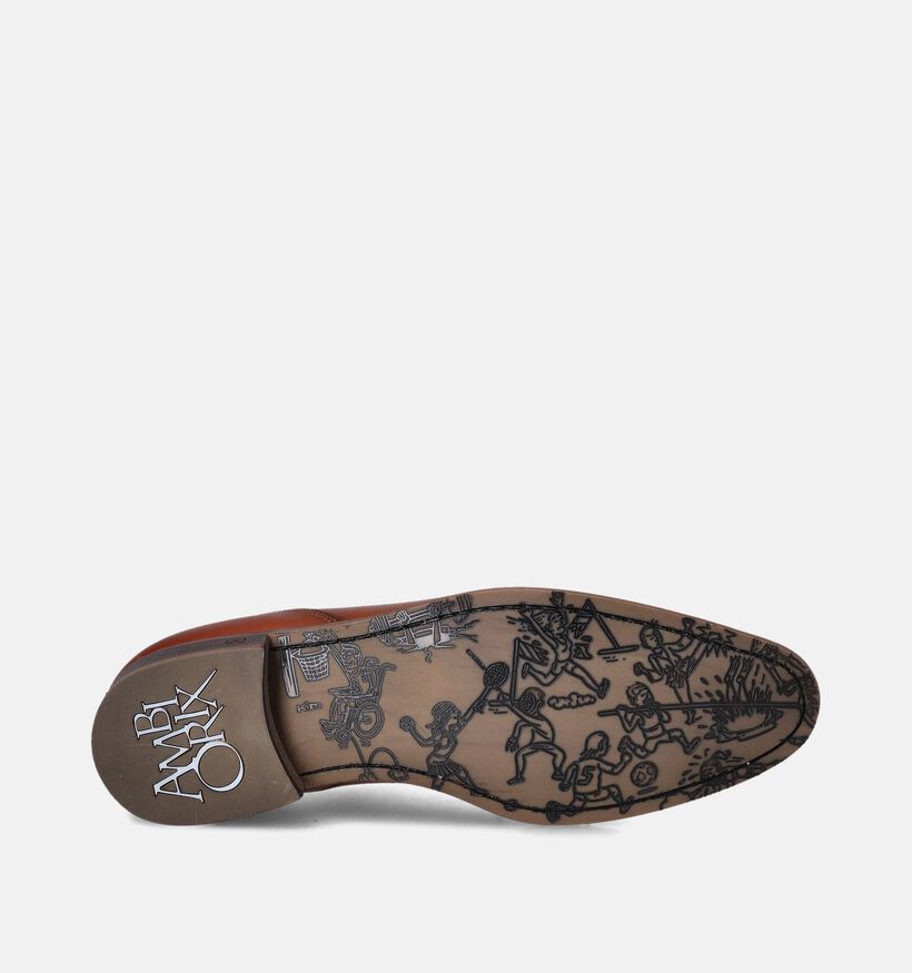 Ambiorix Modena Chaussures à lacets habillée en Cognac pour hommes (356026)
