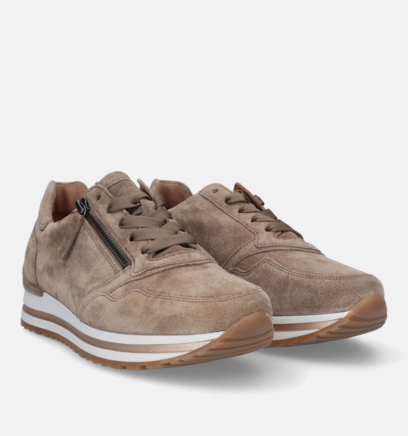 Gabor OptiFit Groene Sneakers voor dames (331148) - geschikt voor steunzolen