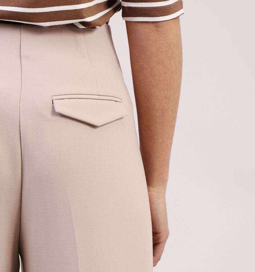 comma Beige Wijde Broek (327310)