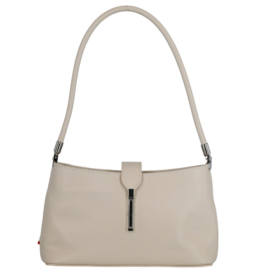 Time Mode Sac à bandoulière en Beige en cuir (277147)