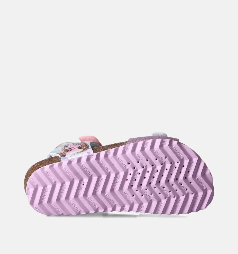 Geox Adriel Frozen Elsa Sandales en Rose pour filles (356418)
