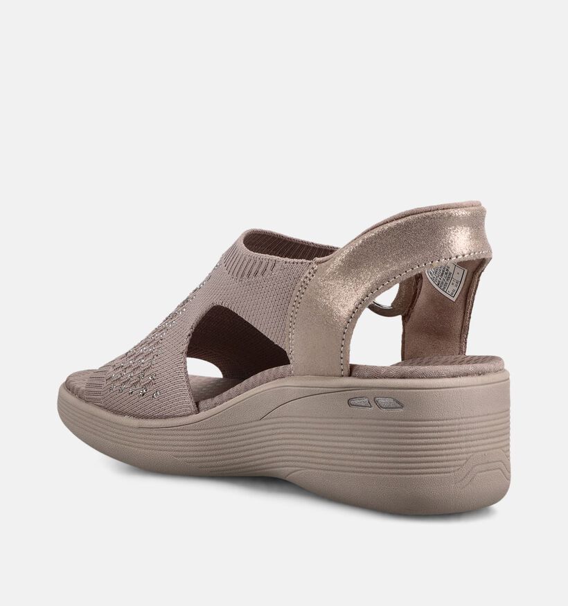 Skechers Pier Lite Park Path Taupe Sandalen voor dames (371238)