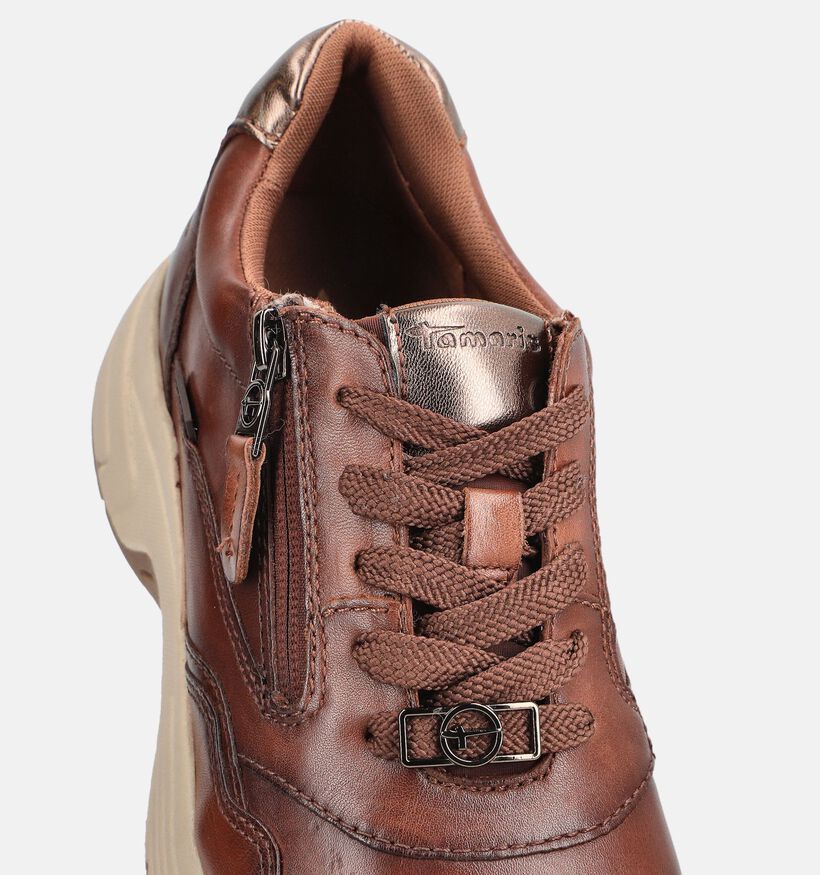 Tamaris Comfort Cognac Sneakers voor dames (376309) - geschikt voor steunzolen