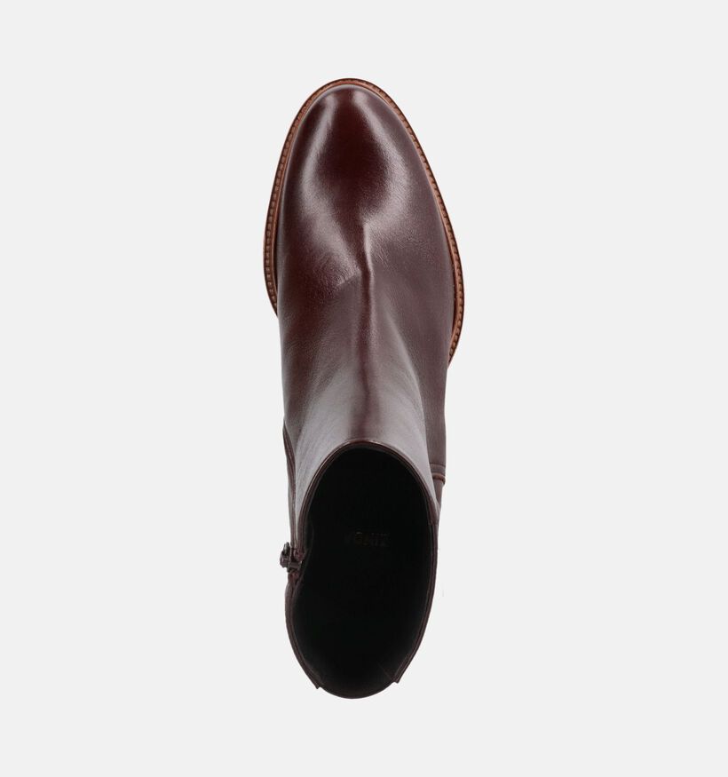 Zinda Bottines en Brun fonc&eacute; pour femmes (380886)
