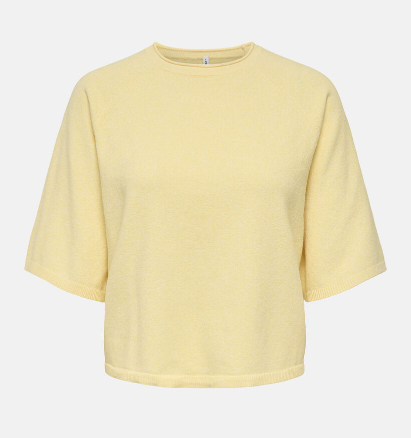 ONLY Carmakoma Loyal Sunlight Melange Gele Trui voor dames (380356)