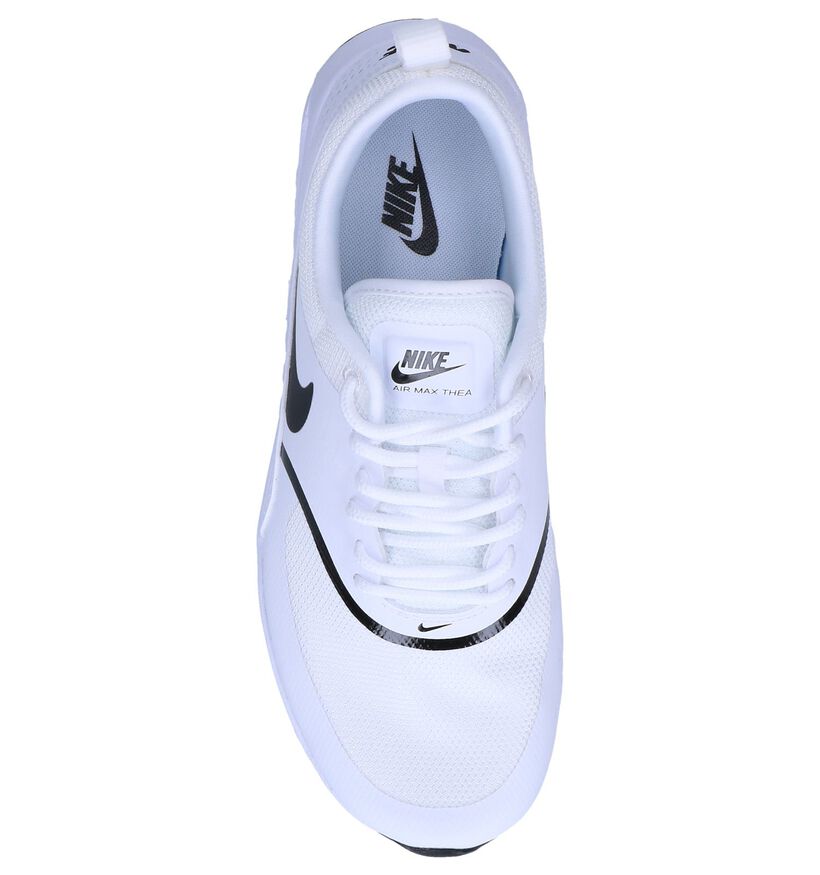 Zwarte Sneakers Nike Air Max Thea in kunstleer (250245)