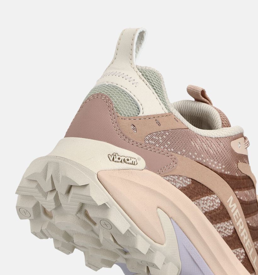 Merrell MOAB Speed 2 Bruine/Roze Wandelschoenen voor dames (363641) - geschikt voor steunzolen