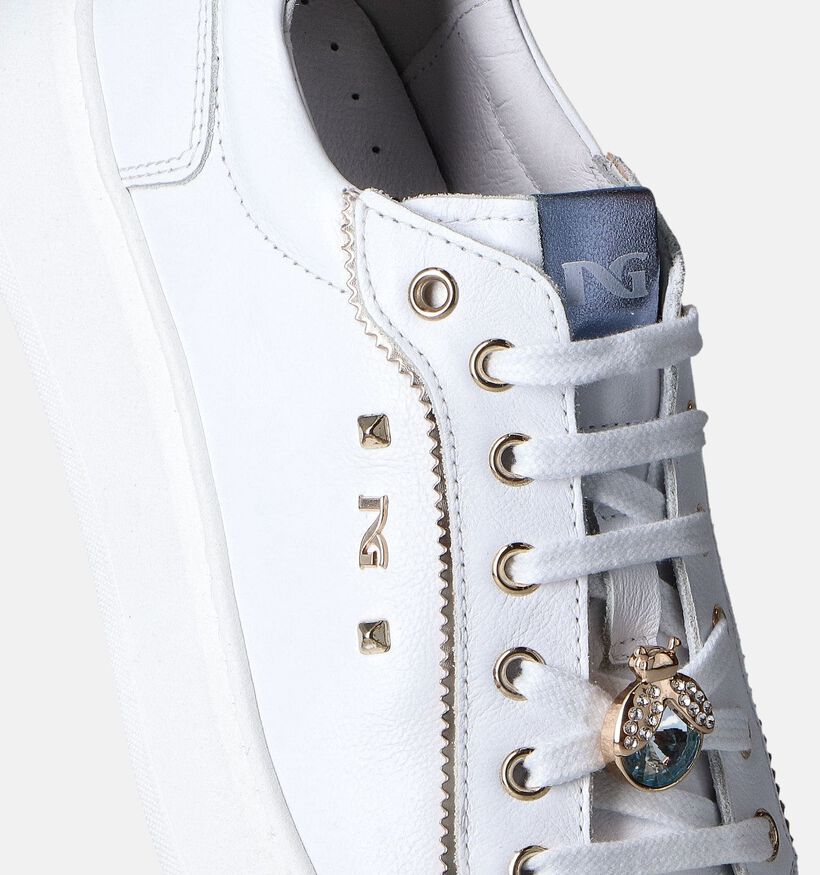 NeroGiardini Witte Sneakers voor dames (358344) - geschikt voor steunzolen