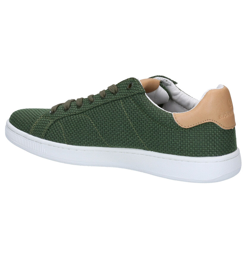 Björn Borg Chaussures à lacets en Vert foncé en textile (286397)