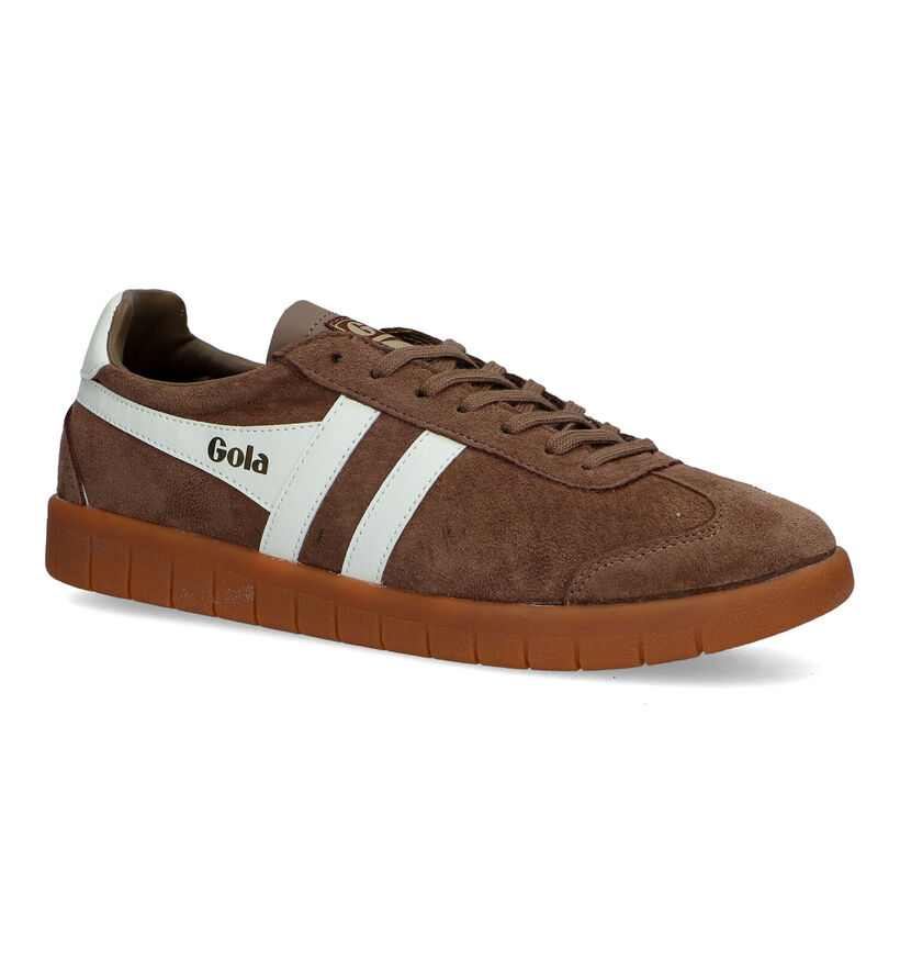 Gola Hurricane Suede Blauwe Sneakers voor heren (336320) - geschikt voor steunzolen