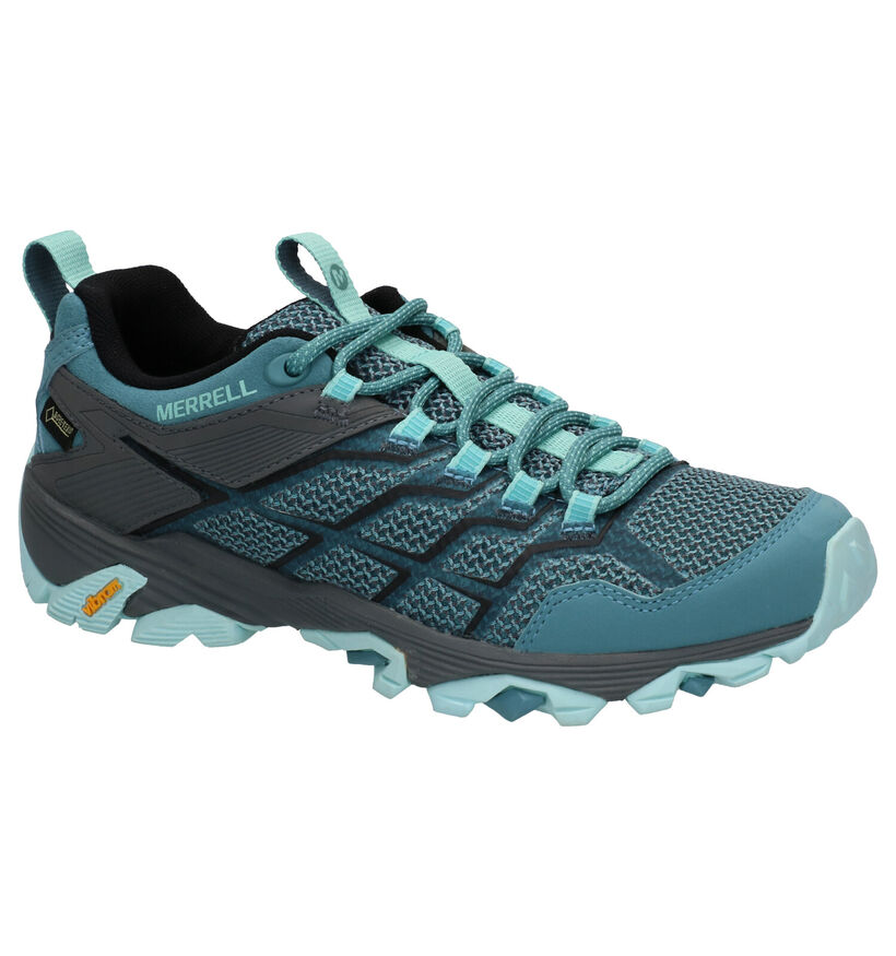 Merrell Moab Chaussures de randonnée en Turquoise en cuir (274857)