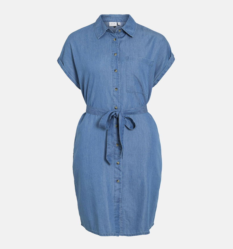 Vila Nori Denim Blauwe Hemdjurk voor dames (368067)