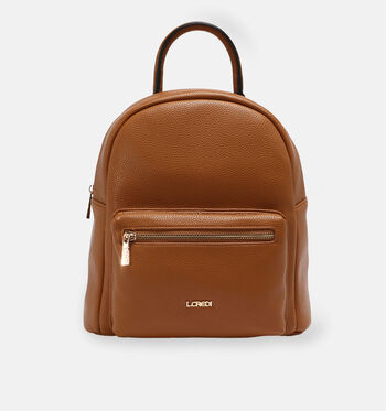 L.Credi Sacs &agrave; dos Noir/Cognac