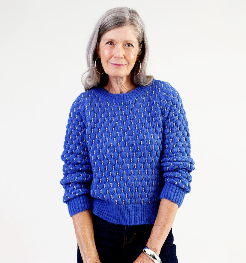 Vero Moda Winnie Blauwe Gebreide trui voor dames (329004)