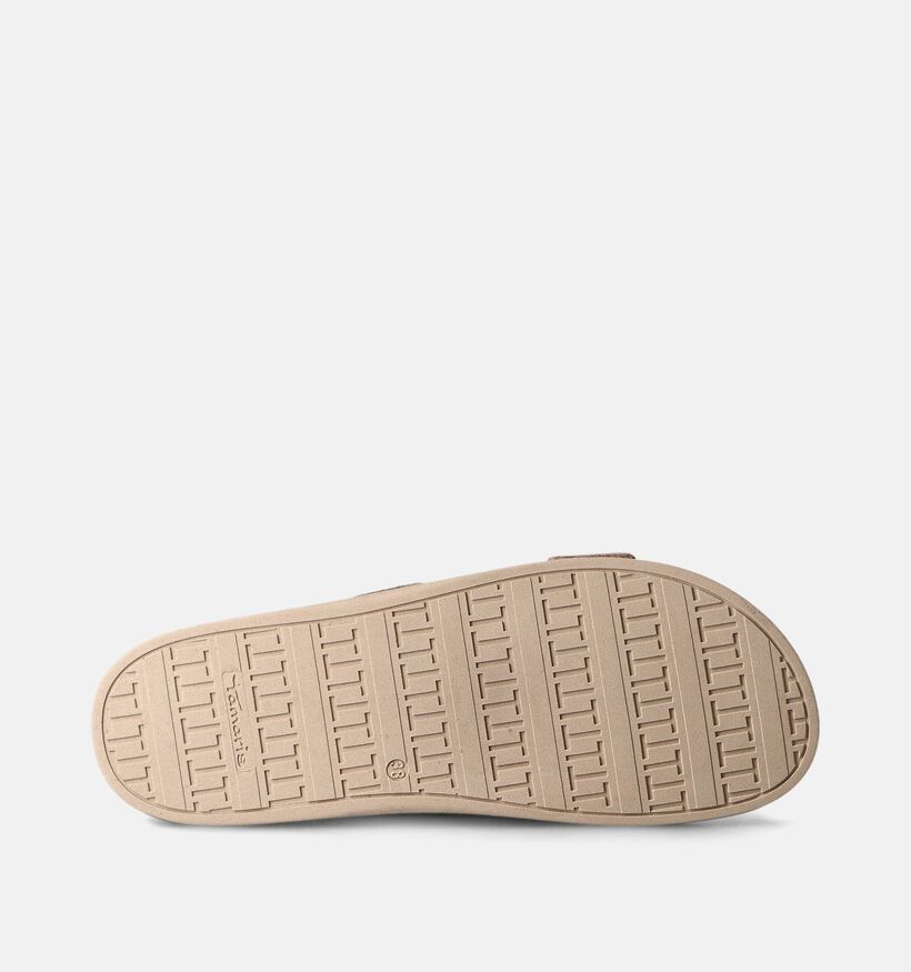 Tamaris Mules Plates à Boucles Taupe pour femmes (354300)