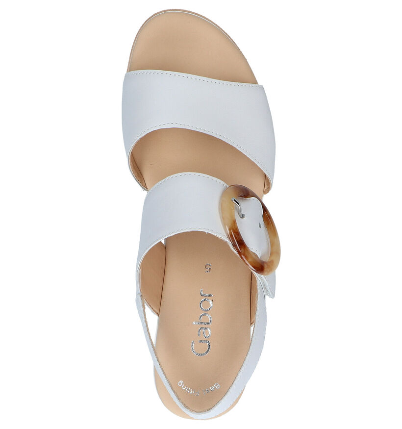 Gabor Best Fitting Sandales en Beige en cuir (271766)