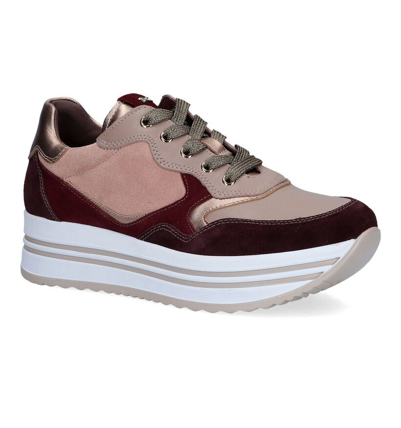 NeroGiardini Bordeaux Sneakers voor dames (314535) - geschikt voor steunzolen