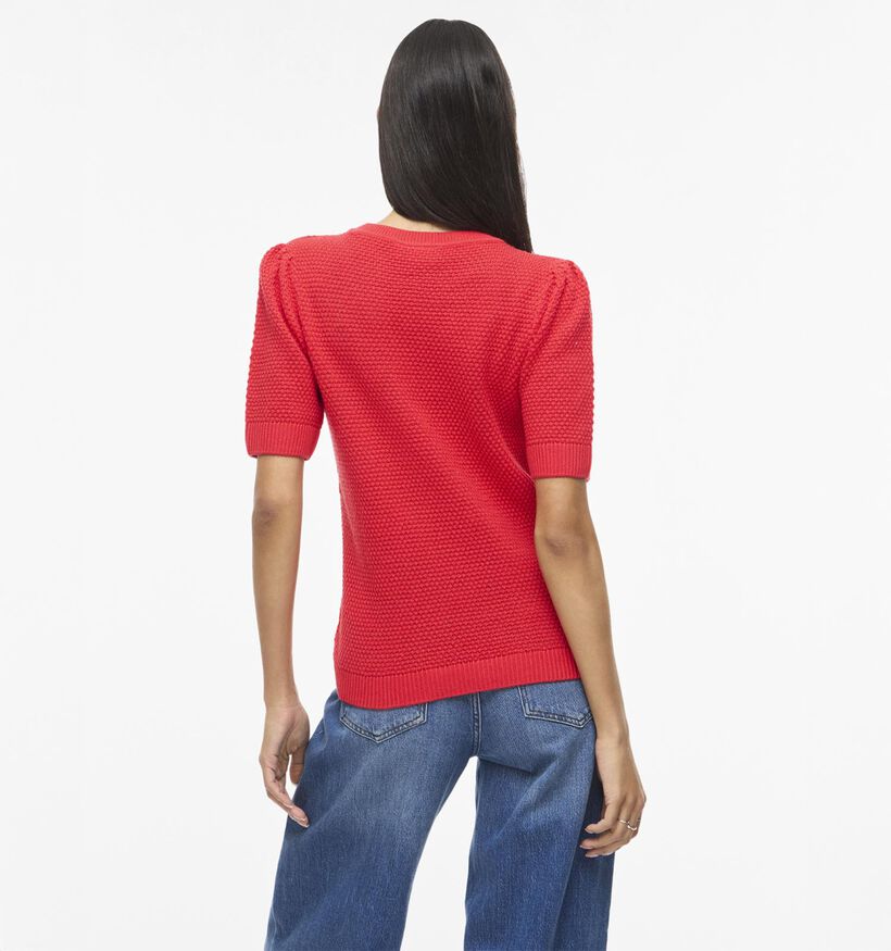 Vila Dalo Knit Rode Trui voor dames (368074)