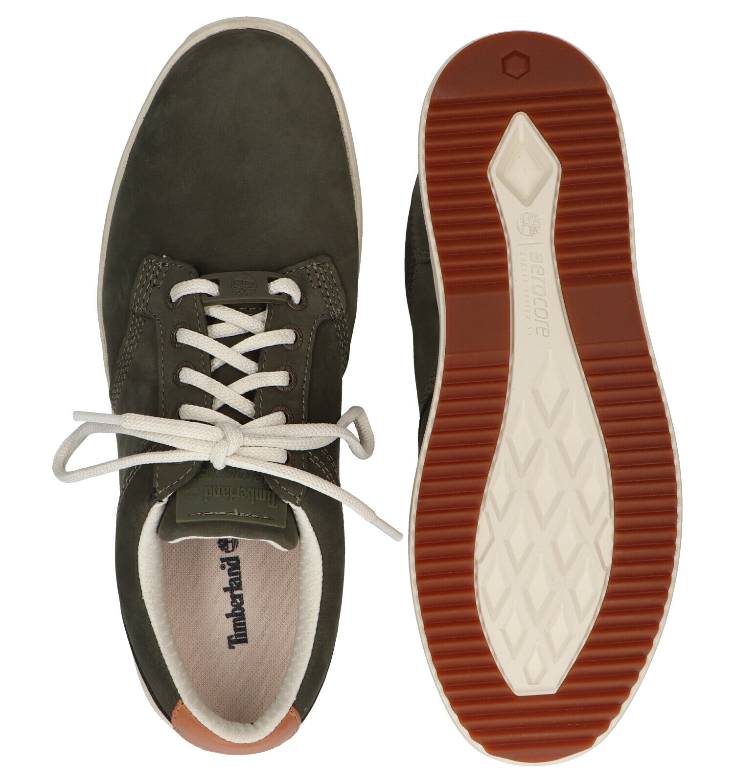 Timberland Cityroam Cupsole Kaki Veterschoenen Heren Lage schoenen Online op TORFS.BE