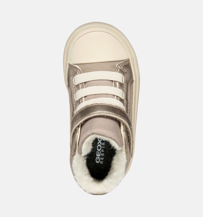 Geox Gisli Gouden Babysneakers voor meisjes (377727) - geschikt voor steunzolen