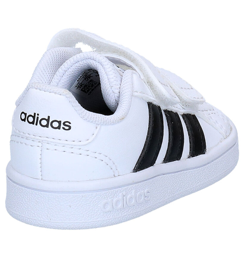 adidas Grand Court Witte Sneakers in kunstleer (307964)