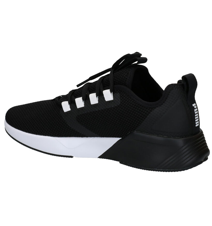 Puma Retaliate Baskets en Noir en textile (288557)