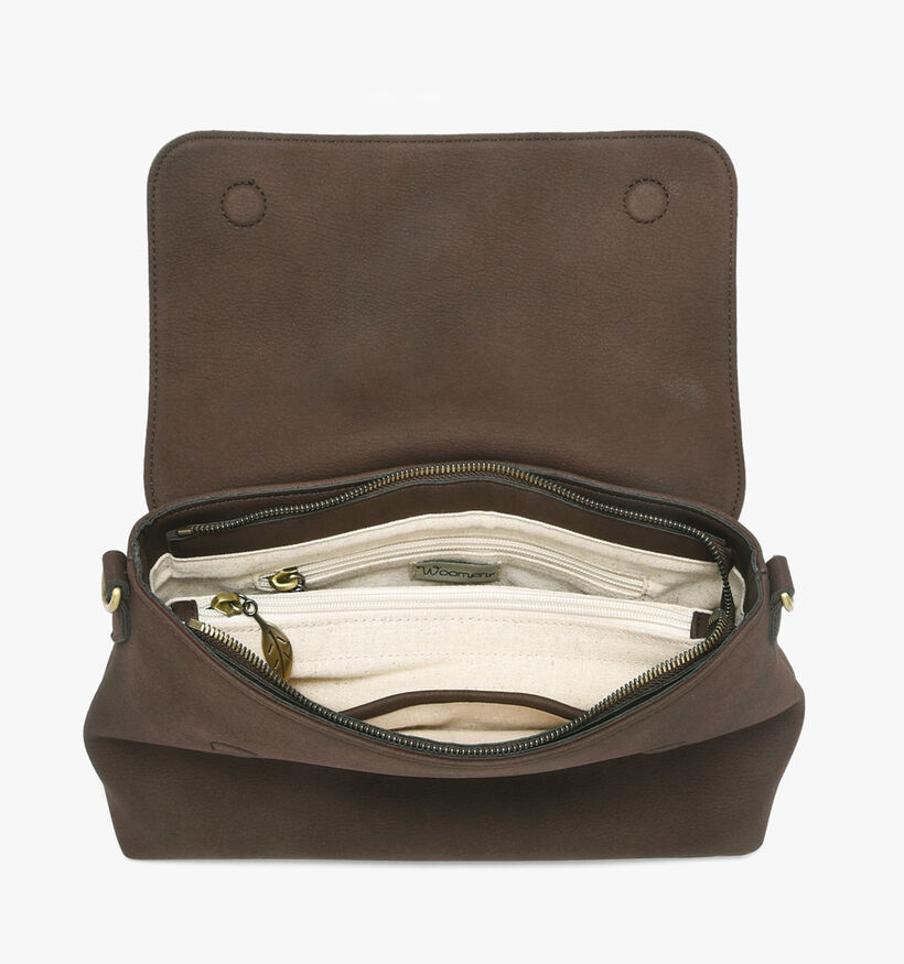 Woomen Verveine Sac port&eacute; crois&eacute; en Brun fonc&eacute; pour femmes (378674)