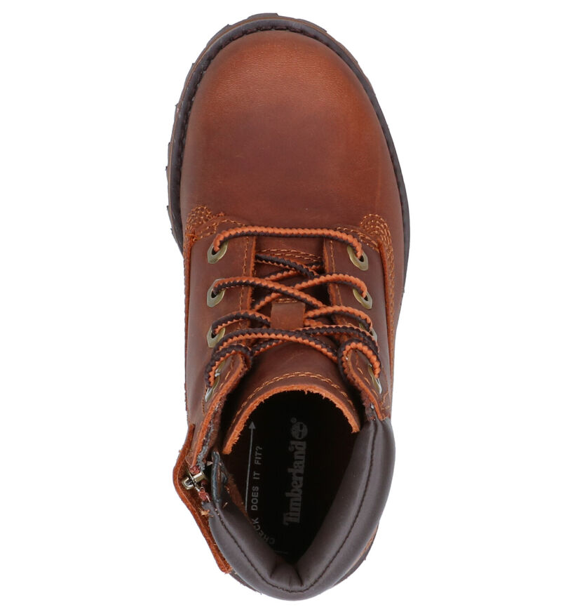 Timberland Courma Kid 6 inch Bottines en Marron pour filles, garçons (329077) - pour semelles orthopédiques