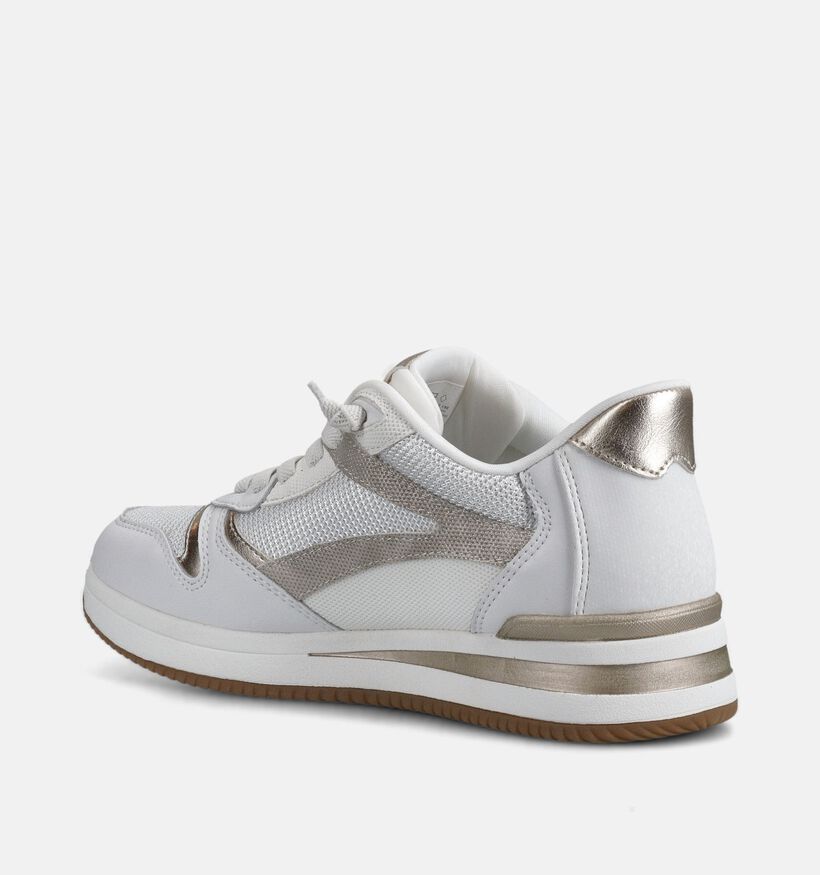 Tamaris Comfort Witte Veterschoenen voor dames (367850) - geschikt voor steunzolen