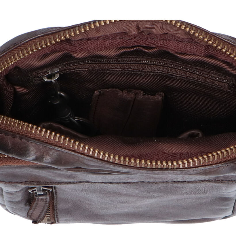 Bear Design Sac à bandoulière en Brun pour hommes (342776)