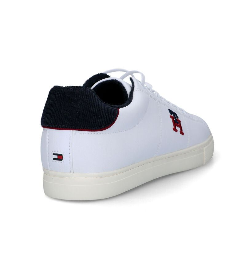 Tommy Hilfiger Core Vulc Varsity Witte Veterschoenen voor heren (318289)