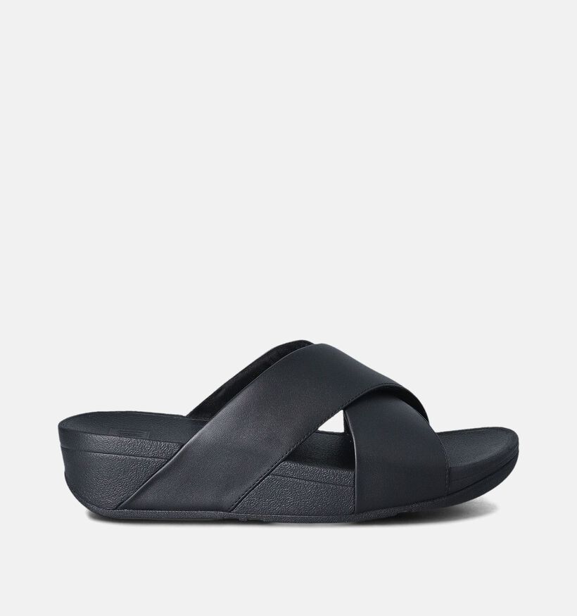 FitFlop Lulu Zwarte Slippers voor dames (353643)