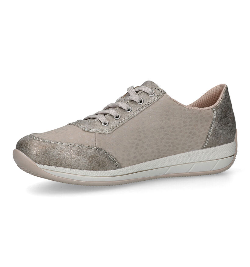 Rieker Beige Sneakers voor steunzolen voor dames (335505) - geschikt voor steunzolen